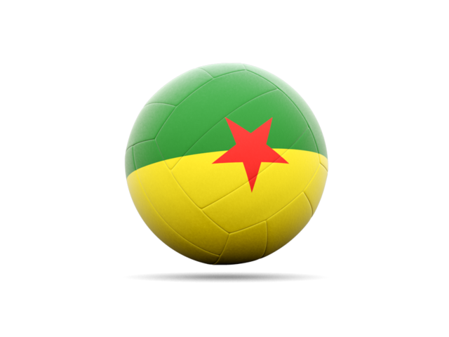 Volleyball icon. Download flag icon of French Guiana at PNG format