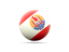 French Polynesia. Volleyball icon. Download icon.