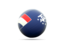 French Southern and Antarctic Lands. Volleyball icon. Download icon.