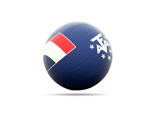 Volleyball icon. Download flag icon of French Southern and Antarctic Lands at PNG format