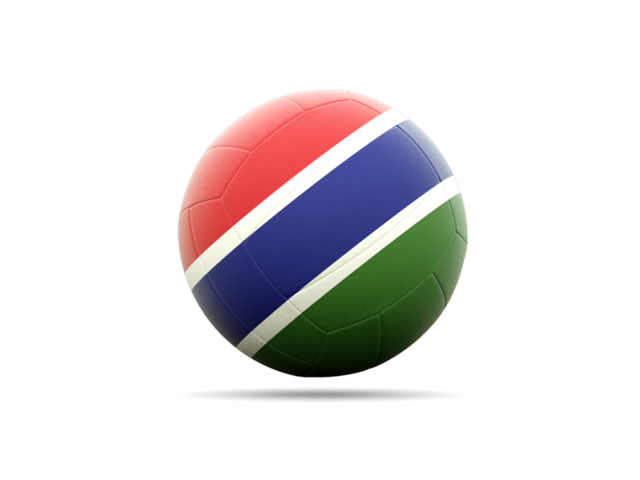 Volleyball icon. Download flag icon of Gambia at PNG format
