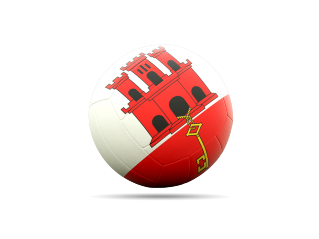 Volleyball icon. Download flag icon of Gibraltar at PNG format