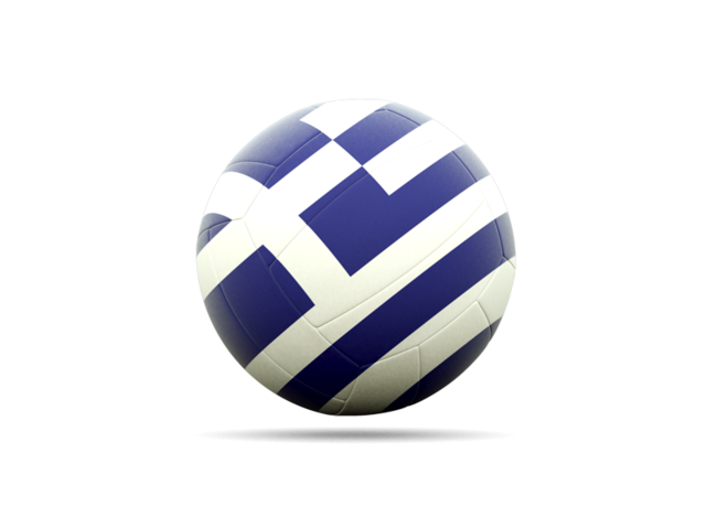 Volleyball icon. Download flag icon of Greece at PNG format