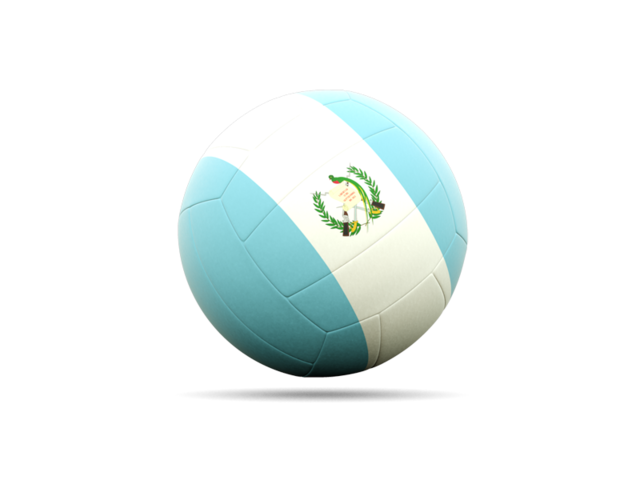 Volleyball icon. Download flag icon of Guatemala at PNG format