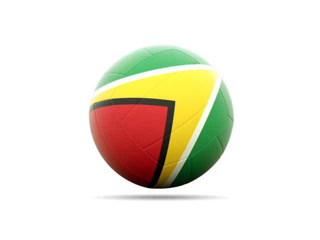 Volleyball icon. Download flag icon of Guyana at PNG format