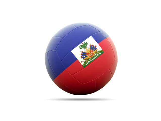 Volleyball icon. Download flag icon of Haiti at PNG format