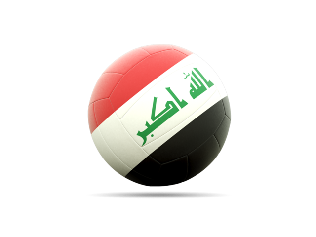 Volleyball icon. Download flag icon of Iraq at PNG format