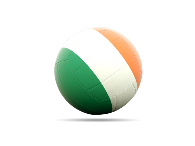 Volleyball icon. Download flag icon of Ireland at PNG format