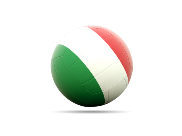Волебольная иконка. Скачать флаг. Италия