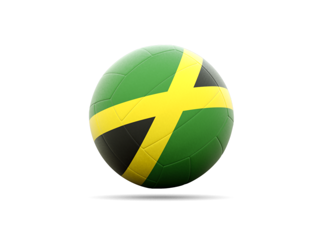 Volleyball icon. Download flag icon of Jamaica at PNG format