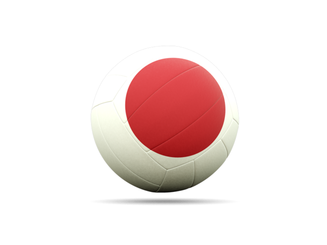 Volleyball icon. Download flag icon of Japan at PNG format