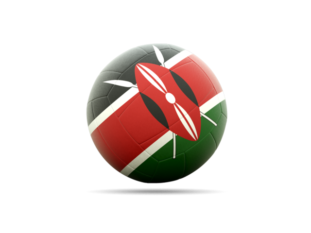 Volleyball icon. Download flag icon of Kenya at PNG format