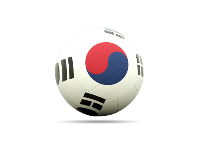 Volleyball icon. Download flag icon of South Korea at PNG format