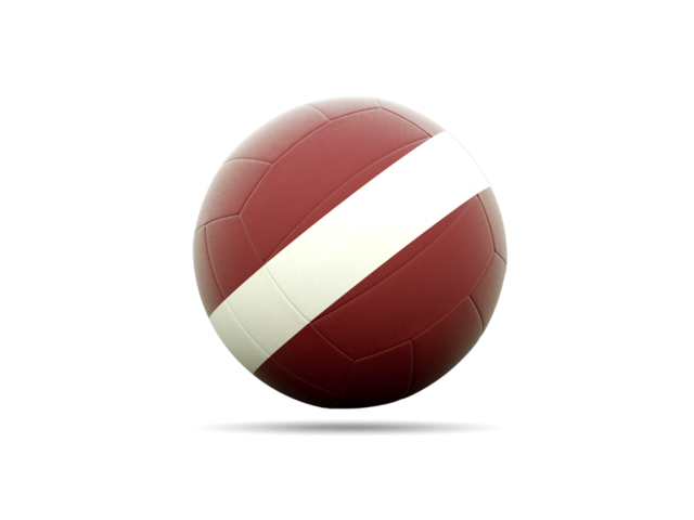 Volleyball icon. Download flag icon of Latvia at PNG format