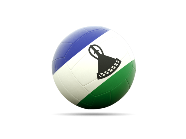 Volleyball icon. Download flag icon of Lesotho at PNG format