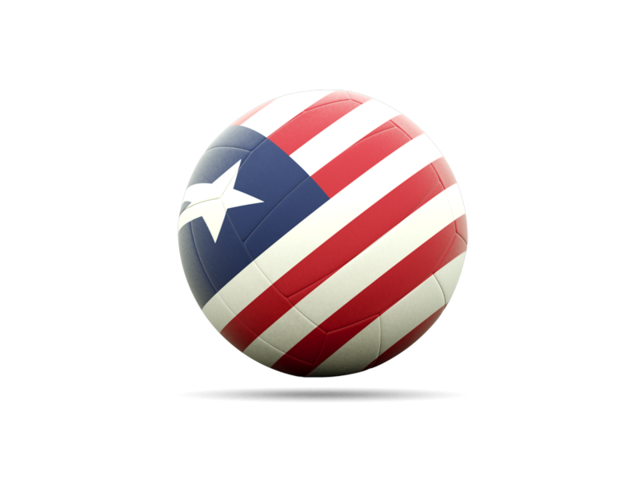 Volleyball icon. Download flag icon of Liberia at PNG format