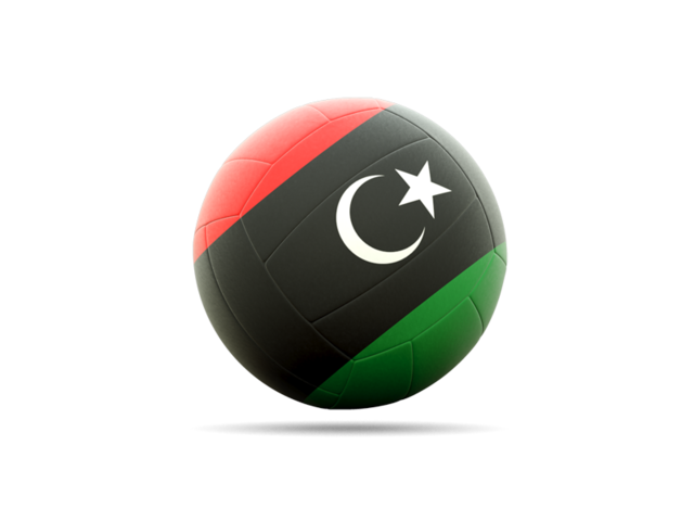Volleyball icon. Download flag icon of Libya at PNG format