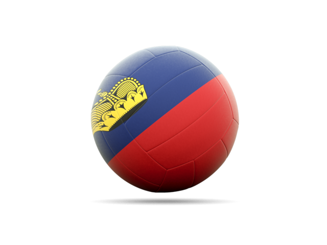 Volleyball icon. Download flag icon of Liechtenstein at PNG format