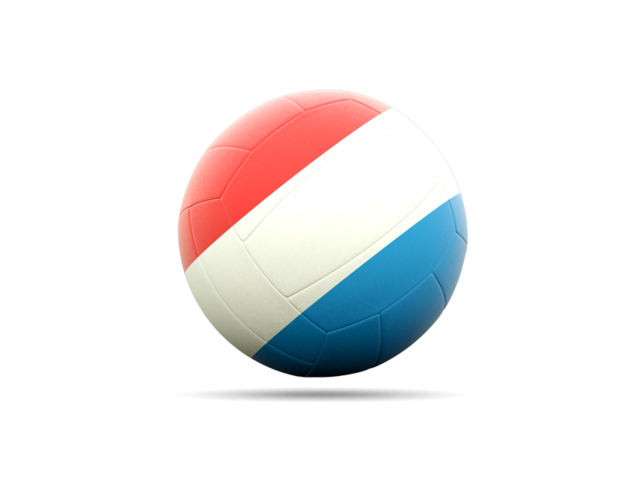 Volleyball icon. Download flag icon of Luxembourg at PNG format