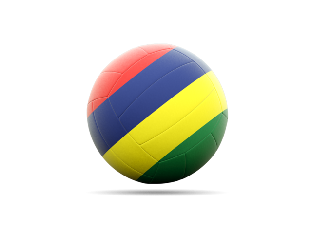 Volleyball icon. Download flag icon of Mauritius at PNG format