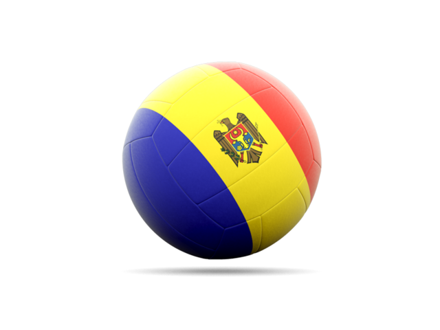 Volleyball icon. Download flag icon of Moldova at PNG format