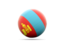 Mongolia. Volleyball icon. Download icon.