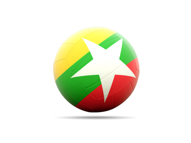 Volleyball icon. Download flag icon of Myanmar at PNG format