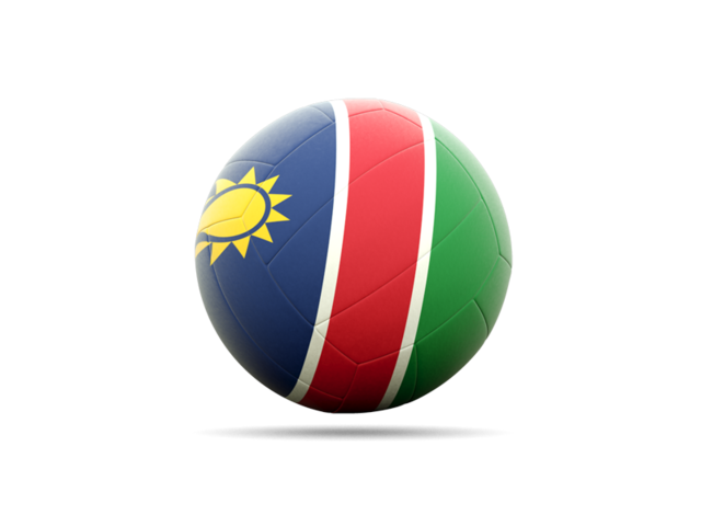Volleyball icon. Download flag icon of Namibia at PNG format