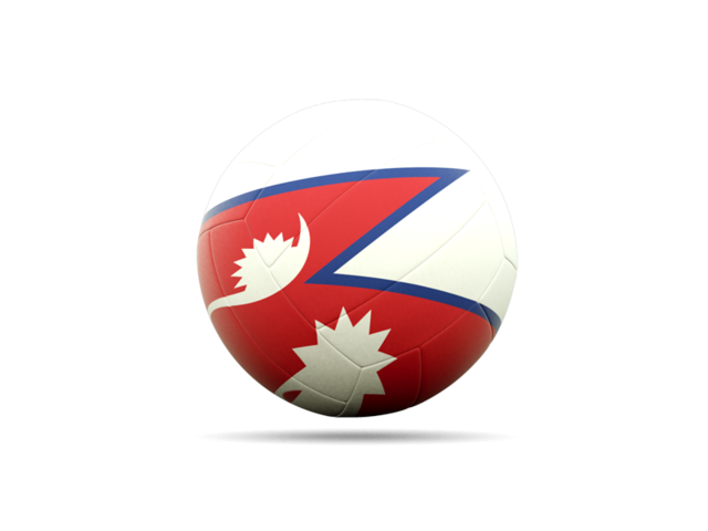 Volleyball icon. Download flag icon of Nepal at PNG format