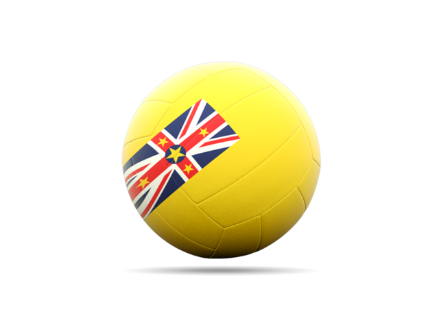 Volleyball icon. Download flag icon of Niue at PNG format