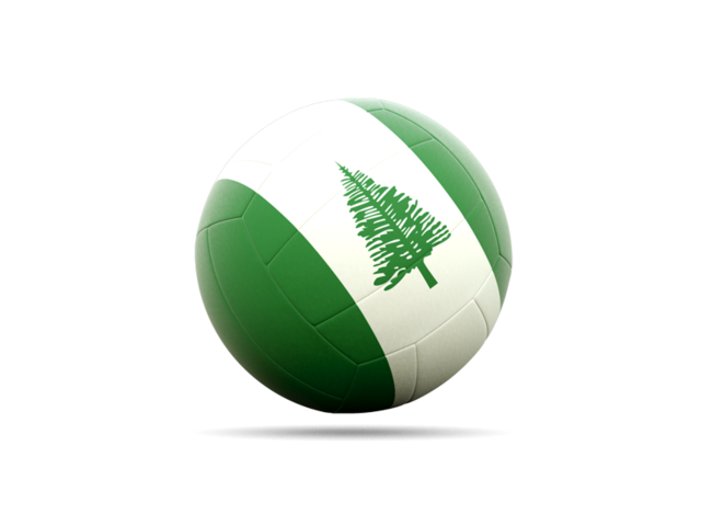 Volleyball icon. Download flag icon of Norfolk Island at PNG format