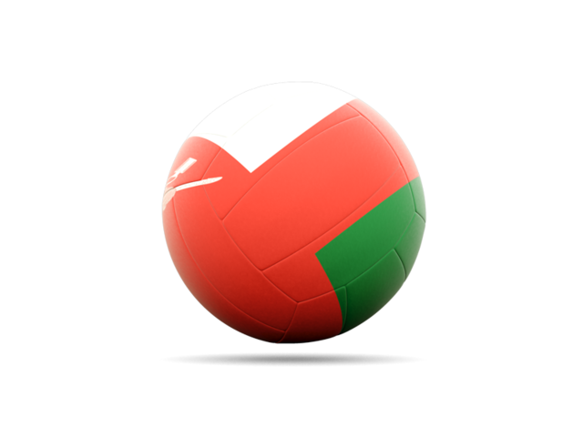 Volleyball icon. Download flag icon of Oman at PNG format