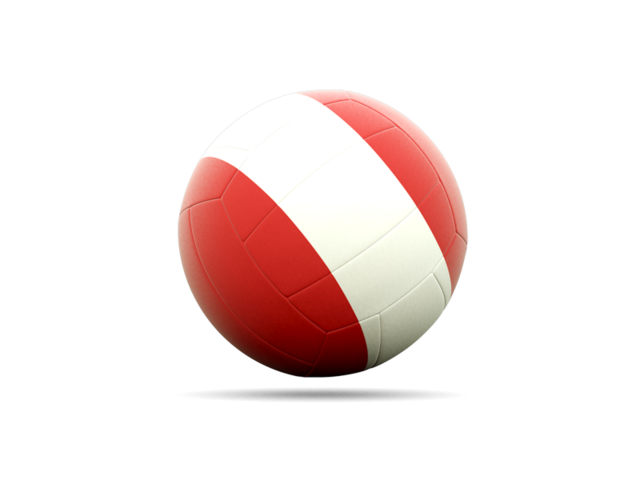 Volleyball icon. Download flag icon of Peru at PNG format