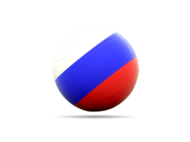 Волебольная иконка. Скачать флаг. Россия