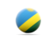 Rwanda. Volleyball icon. Download icon.