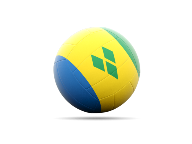 Volleyball icon. Download flag icon of Saint Vincent and the Grenadines at PNG format