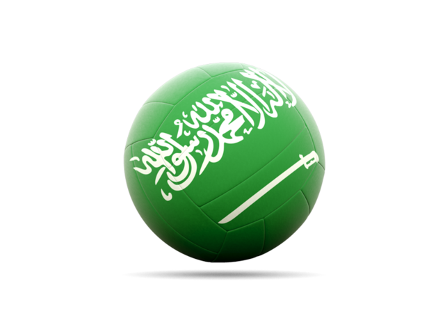 Volleyball icon. Download flag icon of Saudi Arabia at PNG format
