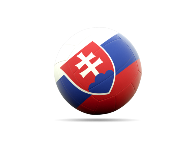 Volleyball icon. Download flag icon of Slovakia at PNG format