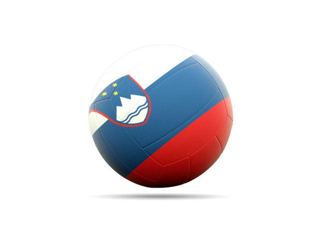 Volleyball icon. Download flag icon of Slovenia at PNG format