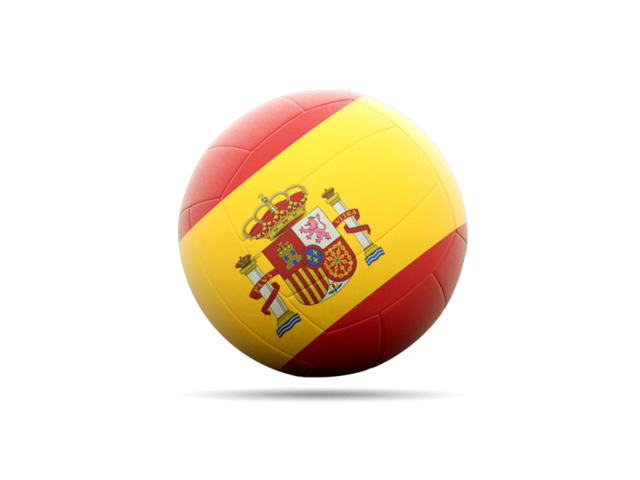 Volleyball icon. Download flag icon of Spain at PNG format