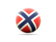 Svalbard and Jan Mayen. Volleyball icon. Download icon.