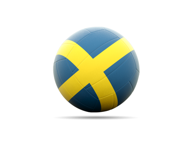 Volleyball icon. Download flag icon of Sweden at PNG format