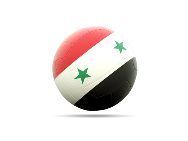 Volleyball icon. Download flag icon of Syria at PNG format