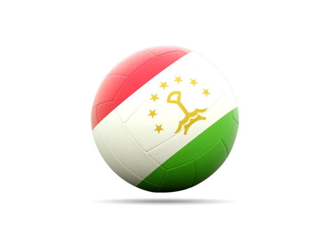 Volleyball icon. Download flag icon of Tajikistan at PNG format