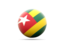 Togo. Volleyball icon. Download icon.