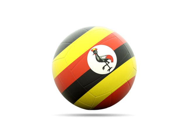 Volleyball icon. Download flag icon of Uganda at PNG format