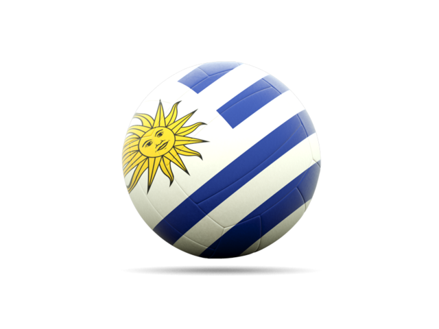 Volleyball icon. Download flag icon of Uruguay at PNG format