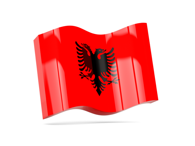 Wave icon. Download flag icon of Albania at PNG format
