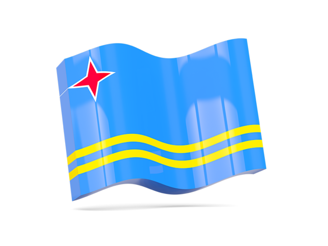 Wave icon. Download flag icon of Aruba at PNG format