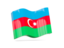 Азербайджан. Волнистая иконка. Скачать иконку.